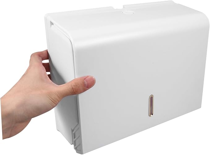 Kitchen Towel Dispenser Hand Paper Towel Holder Wall-Mounted Bathroom Paper Box