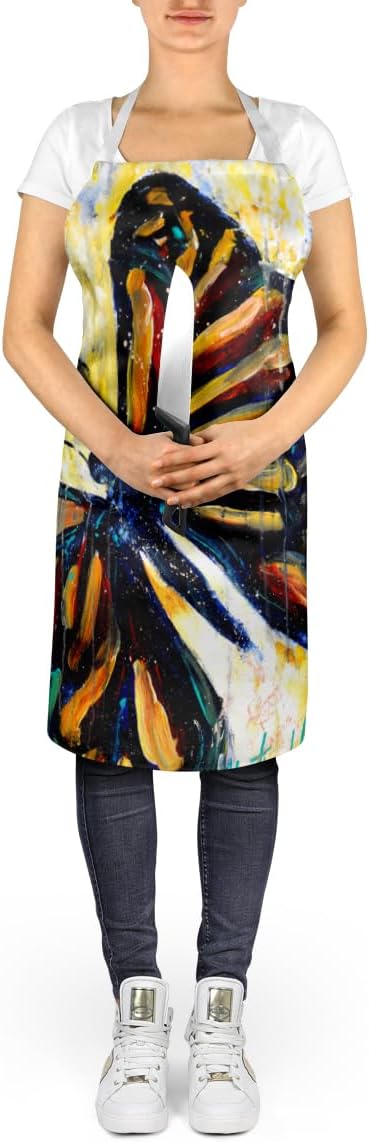 Caroline's Treasures Butterfly Breeze Apron Cooking Kitchen Server Baking Crafts Gardening for Adult Women Men, Unisex, Large, Multicolor