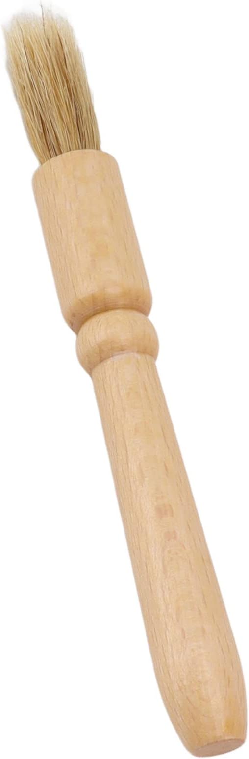 2Pcs Coffee Machine Cleaning Brush, Lightweight Wood Handle Coffee Grinder Cleaning Brush with Wood Handle, Portable Coffee Grinder Cleaning Tool for Cafe, Home, Kitchen
