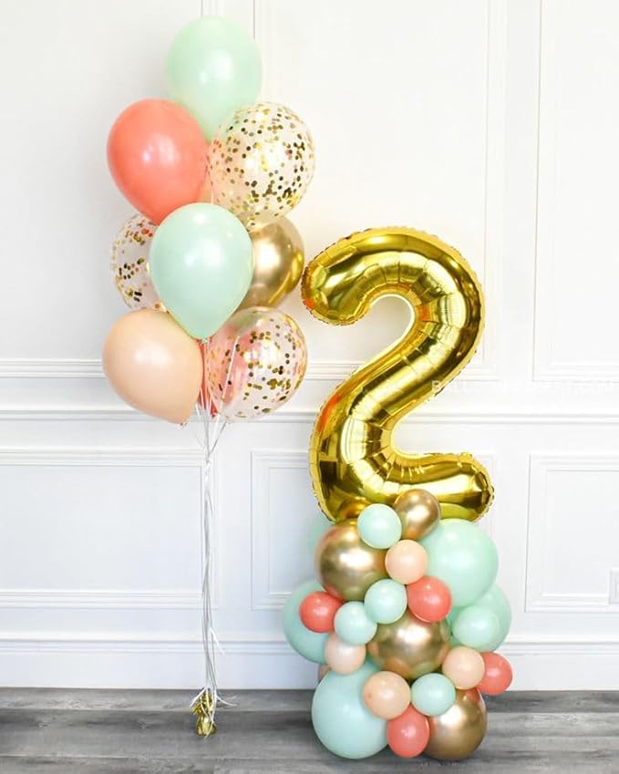 Numbers 26 Balloons, 26 Balloons, 26th Gold Party Decorations 40 In Big 26th for Girl Boys Engagement, Wedding, Celebration Party, Graduations, Photo Shoot