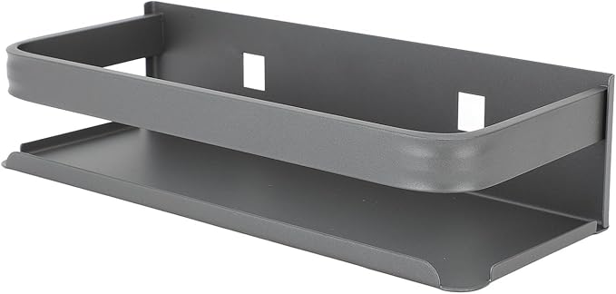 Tyenaza Bathroom Rack, Muti Purpose Floating Shelves Wall Mounted Wall Storage Shelves for Bedroom Living Room Bathroom Kitchen (25cm)