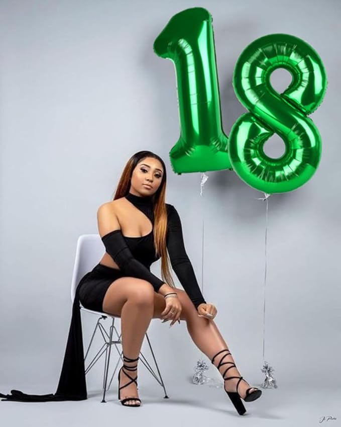 Numbers 19 Balloons, 19 Balloons, 19th Dark Green Party Decorations 40 In Big 19th for Girl Boys Engagement, Wedding, Celebration Party, Graduations, Photo Shoot