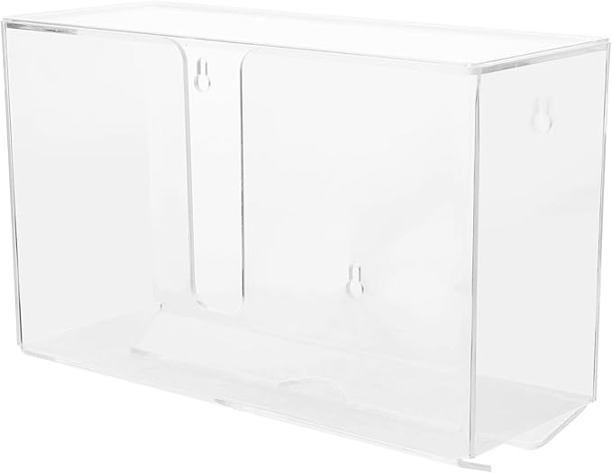 PRETYZOOM Large Touchless Wall-Mounted Paper Towel Dispenser Lid Bathroom Napkin Holder for Easy Access for Kitchens and Commercial Use