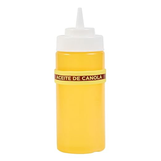 Restaurantware Silicone Squeeze Bottle Band 10 Count 2.75 Inch Dishwasher Safe Condiment Identification Band, Canola Oil Yellow Non-Slip Label Band for Condiment Labeling at Restaurants, Food Trucks