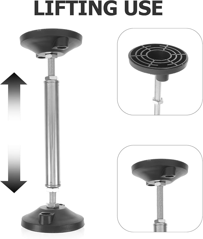 OSALADI Telescopic Cabinet Support Pole for Adjustable Bathroom Installation Stable Support Rod Range for Sink Leg Frames and Cabinet Brackets User-friendly Design