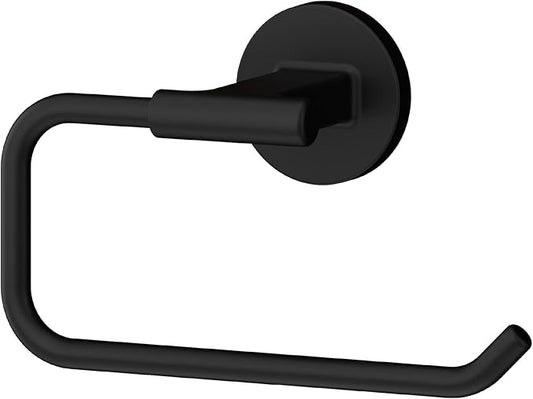 Pfister Capistrano Towel Ring, Hand Towel Holder for Bathroom, Wall-Mounted, Screw-in, Matte Black Finish, BRBCSO0B
