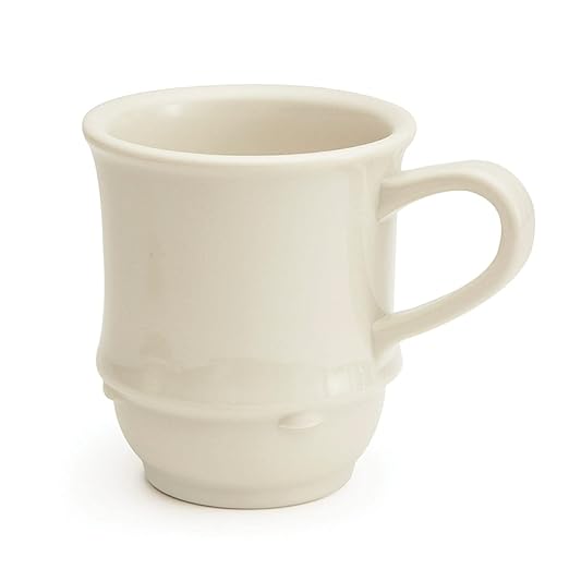 G.E.T. TM-1208-IV Ivory 8 oz. Stacking Mug, SAN (Pack of 12)