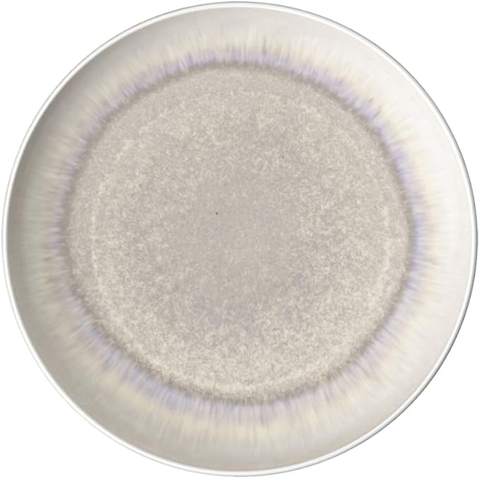 like. by Villeroy & Boch Perlemor Sand Dinner Plate, Premium Porcelain, Made in Germany, Dishwasher and Microwave Safe, 10.5x1 in