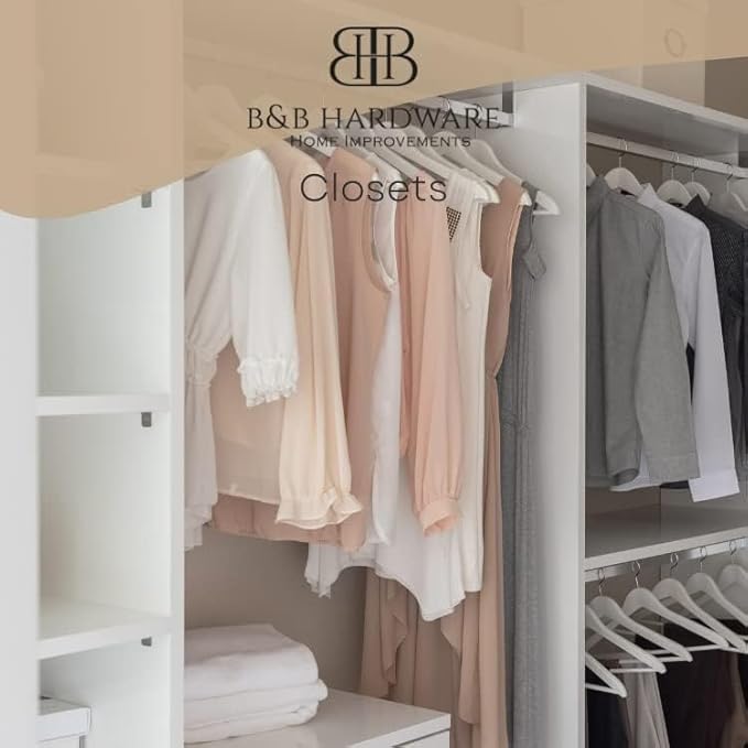 B&B HARDWARE Oversized Cabinet Shelves Melamine 1/2" Thick, Custom Cut to Size. (13" Depth x 57" Length).