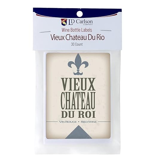 Home Brew Ohio Vieux Chateau du Roi Wine Labels