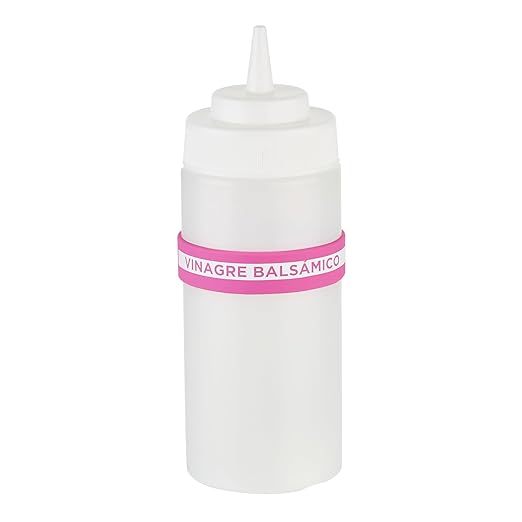 Restaurantware Silicone Squeeze Bottle Band 10 Count 2.75 Inch Dishwasher Safe Condiment Identification Band, Balsamic Vinegar Purple Non-Slip Band for Condiment Labeling at Restaurants, Food Trucks