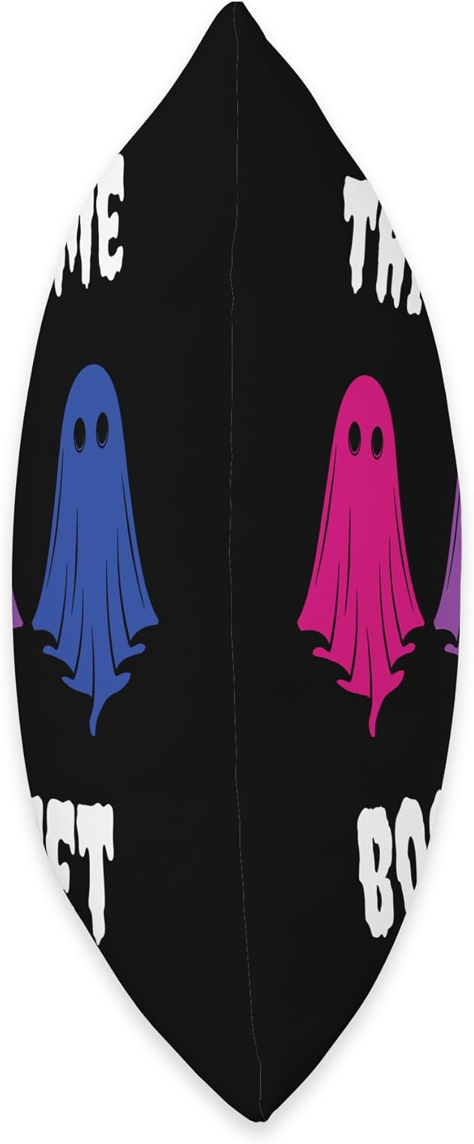 Bi Pride Halloween Bisexual LGBTQ Funny LGBT Halloween Bi Subtle Bisexual LGBT This is Some Boo Sheet Throw Pillow, 16x16, Multicolor