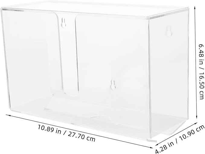 PRETYZOOM Large Touchless Wall-Mounted Paper Towel Dispenser Lid Bathroom Napkin Holder for Easy Access for Kitchens and Commercial Use