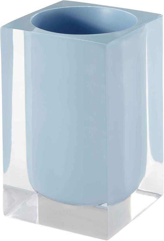 IZOD - Tumbler, Resin Multipurpose Countertop Accessories, Dorm Room Essentials, Modern Home Decor (Marina Collection, Blue)