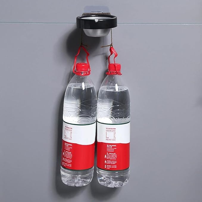 Ascher Wall Ashtray, Punch-Free Ashtray with Suction Cup Toilet Hanging Bathroom Kitchen Bar Storage Cup Cigarette Tool Box
