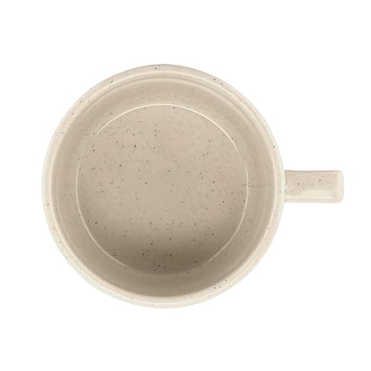 G.E.T. BF-080-IR-EC Melamine Shatter-Resistant Mug/Coffee Cup, 11 Ounce, Ironstone (Set of 4)