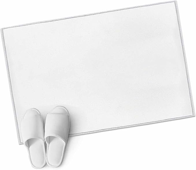 Area Rug 2x3ft, Pure White Washable Rugs for Living Room Bedroom, Minimalist Solid Color Soft Non-Slip Area Rugs Rectangle Floor Carpet for Dining Room