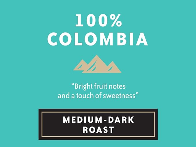 Community Coffee 100% Colombia Whole Bean Coffee, Medium-Dark Roast, 11 oz Bag (Pack of 1)