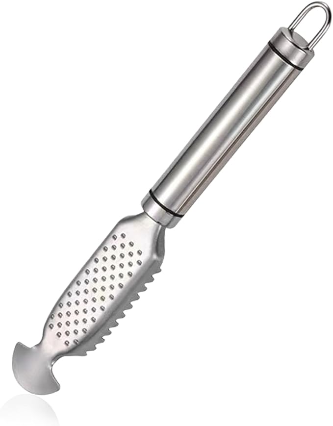 Fish Scales Scraping Tool,Multifunction Stainless Steel Fish Scaler Remover, Kitchen Tools Scale-scraping Crafts for Home Market Restaurant