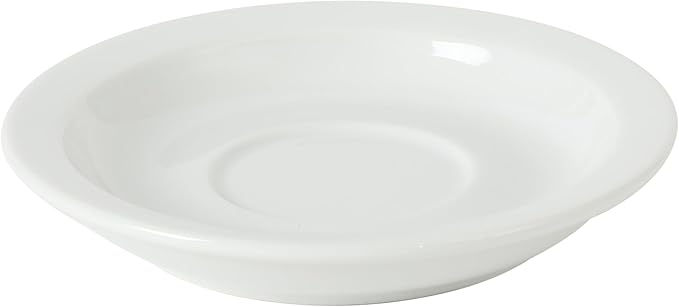 Gibson Home Gracious Dining 3-Ounce Espresso Cups Set of 4, Small Stackable Coffee Cups with 4 Saucers, Metal Stand, Ceramic Demitasse Mugs, Espresso Accessories for Machine