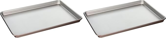 Cuisinart Baking Sheet, 15 Inch Sheet Pan for Baking, Bronze, AMB-15BSBZ (Pack of 2)