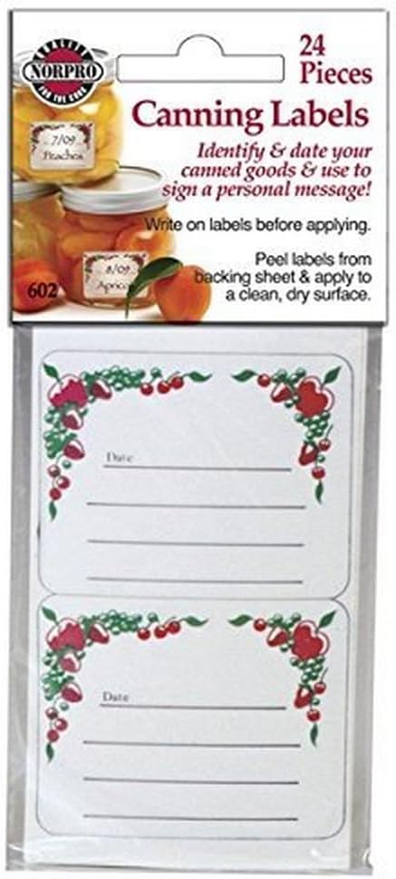 Norpro 24-Pack Canning Labels