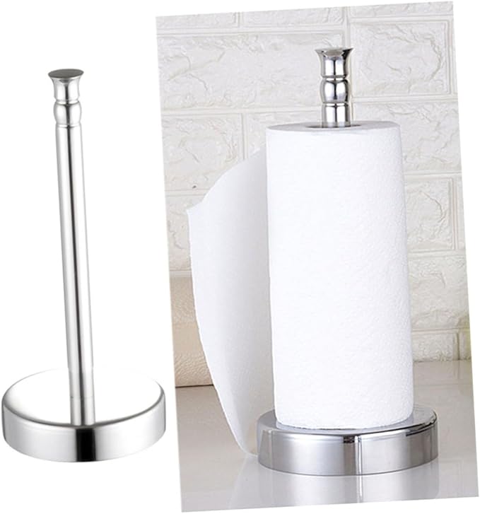 Paper Holder Countertop Paper Towel Dispenser Over Door Tissue Holder Kitchen Stainless Steel Commercial