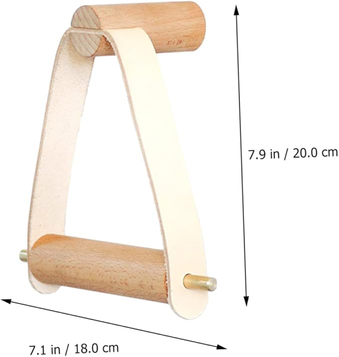 HOMSFOU Wooden Paper Towel Holder Wall Mount Paper Towel Rack Decorative Tissue Box for Home Easy Install