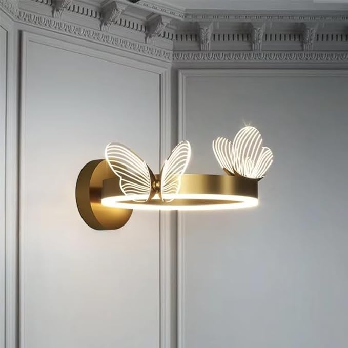 Postmodern Spain Imported Marble LED Wall Lamps Living Room Corridors Staircases Bedroom Headboards All Copper