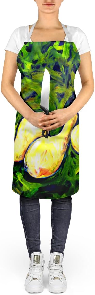 Caroline's Treasures Three Crooks Squash Apron Cooking Kitchen Server Baking Crafts Gardening for Adult Women Men, Unisex, Large, Multicolor