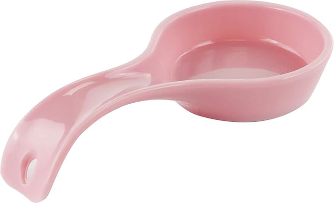 Reston Lloyd Calypso Basics Single Plastic Spoon Rest, Pink, single spoon