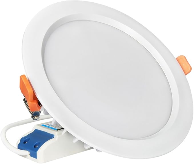 LGIDTECH FUT069 RGB CCT 15W LED Recessed Ceiling Downlight 7 Inch IP54 Color Changing and Temperature Adjustable
