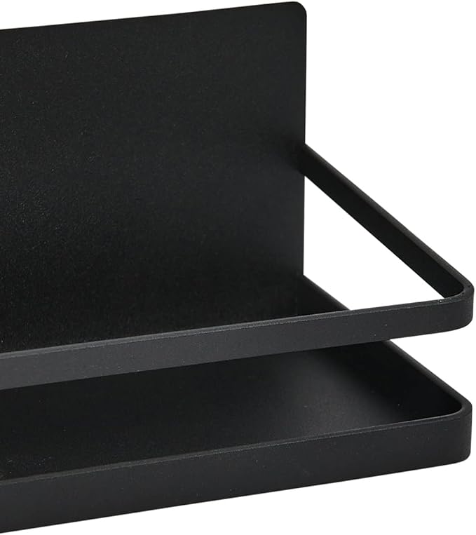 Household Essentials Metal Magnetic Spice Organizer, Black