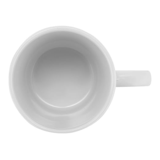 G.E.T. C-107-W Melamine Coffe Mug/Cup, 8 Ounce, White (Set of 12)