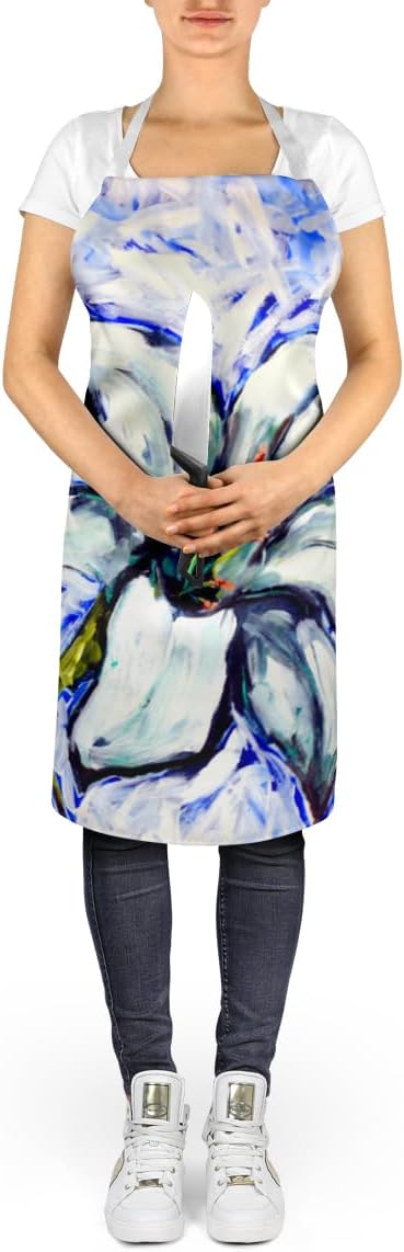Caroline's Treasures Lily Apron Cooking Kitchen Server Baking Crafts Gardening for Adult Women Men, Unisex, Large, Multicolor