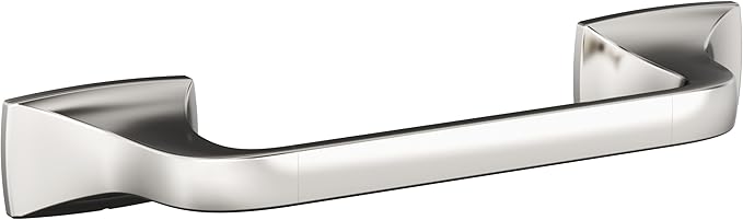 Amerock Highland Ridge Polished Nickel 9 inch (229mm) Towel Bar, BH36015PN