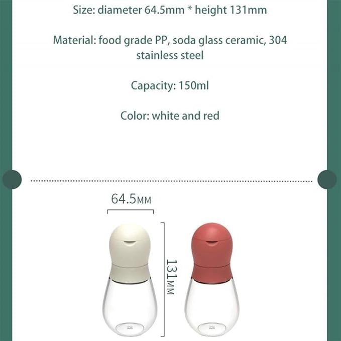 Pepper Mill Grinder Salt and Pepper Grinders Manual Pepper Grinder Portable pepper Mill Sea Salt Grinder Spice Shakers Kitchen Tools Accessories Cooking for Home, Barbecue, Party (Color : 1) (1 )