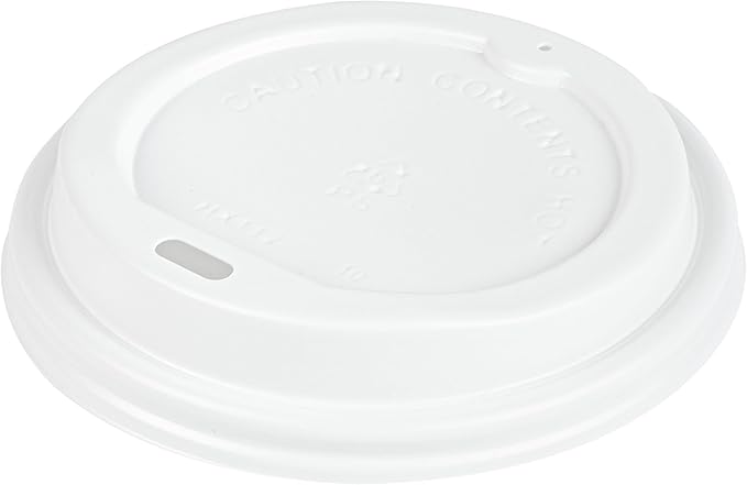 Restaurantware-Restpresso 12 Ounce New Year’s Eve Party Cups, 400 Hot Cups With Plastic Lids - Rolled Rim, Single Wall, Disposable Paper Coffee Cups, Sustainable, Serve Hot And Cold Drinks