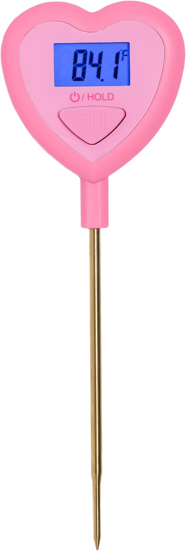 Paris Hilton Digital Heart Shaped Thermometer for Cooking, Baking and Grilling, Instant Read in Celsius or Fahrenheit, Pink