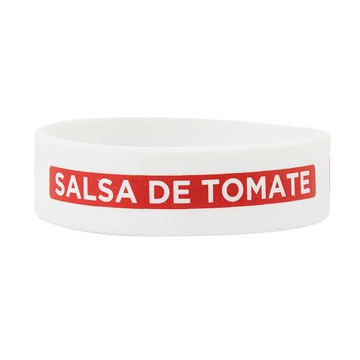 Restaurantware Silicone Squeeze Bottle Band 10 Count 2.75 Inch Dishwasher Safe Condiment Identification Band, Ketchup White Non-Slip Label Band for Condiment Labeling at Restaurants, Food Trucks