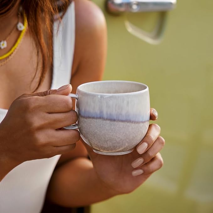 like. by Villeroy & Boch Perlemor Sand Coffee cup - 4.75x3.5x2.5 inch