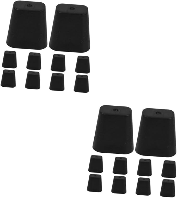 HOMSFOU 20pcs Kitchen Sink Grid Feet Non- Protector for Dish Drying Rack Prevents Scratches and Stains for Home and Culinary Use