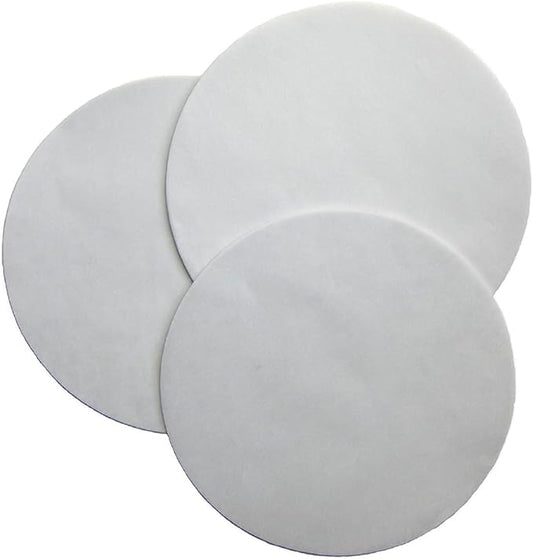 Regency Wraps Parchment Paper Circles For Round Cake Pans, Greaseproof Liners for Non-Stick Baking, 9" (Pack of 50), White