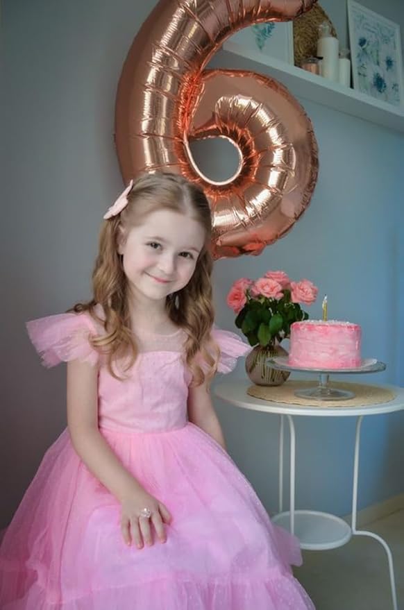 15 Balloons Number, 15th Birthday Decorations for Girls Boys, 51st Rose Gold Birthday Party Decorations 40 In Balloons for Wedding, Celebration Party, Graduations