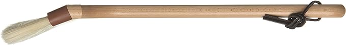 SPARTA Chef Series Basting Brush, Angled Boar Bristle Pastry Brush for Cooking and Baking, 4" Wide, 1 Count