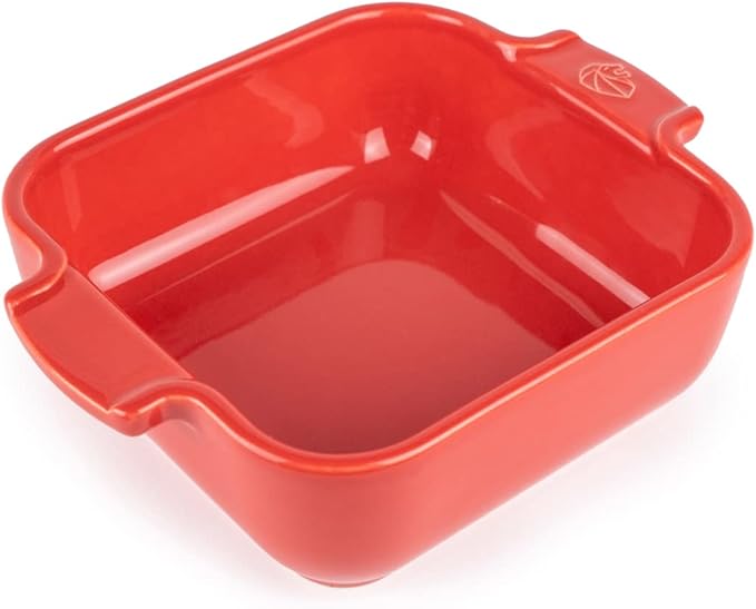 Peugeot Appolia Petite Square Baking Dish Red-7 x 5 x 2in