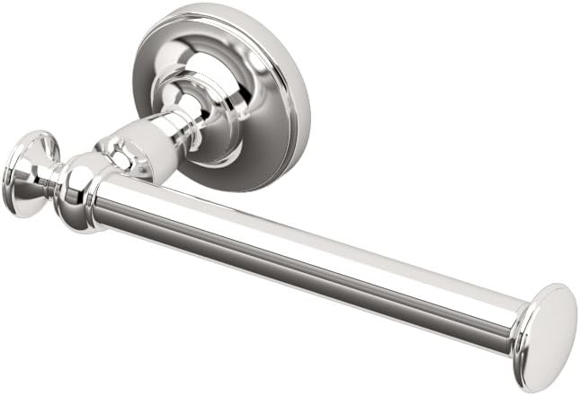 Gatco 4123AZ Tavern Tissue Holder, Polished Nickel/Wall Mounted Euro Style Toilet Tissue Holder, 7.13" W