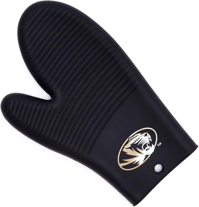 MasterPieces Game Day FanPans - NCAA Missouri Tigers - Team Logo Silicone Grill Glove / Oven Mitt, Dishwasher Safe