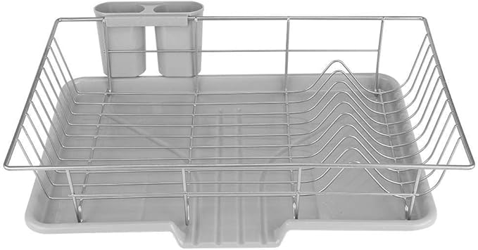 Dish Drainer Rack Dish Drying Tray Kitchen Utensils 48 x 30 x 11 cm