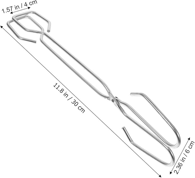 SHOWERORO Bbq Tongs Medium Size Cooking Tongs Food Clamp for Grilling Bread Steak Vegetables Non-slip Kitchen Utensils for Home and Outdoor Barbecue